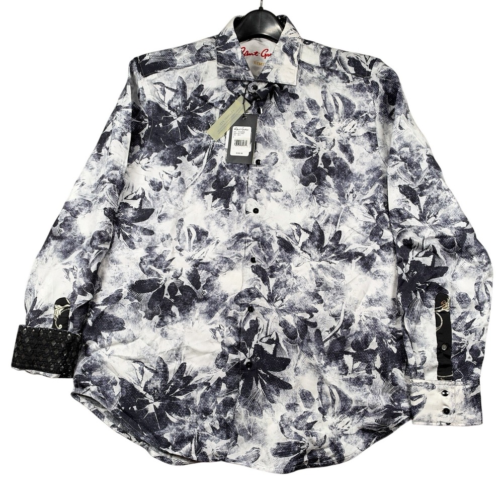 NEW Robert Graham THE BARBINO LIMITED EDITION SILK SHIRT Large